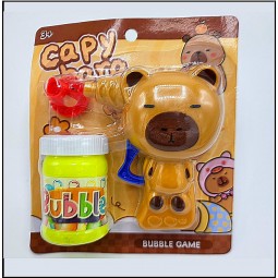 Capybara bubble gun