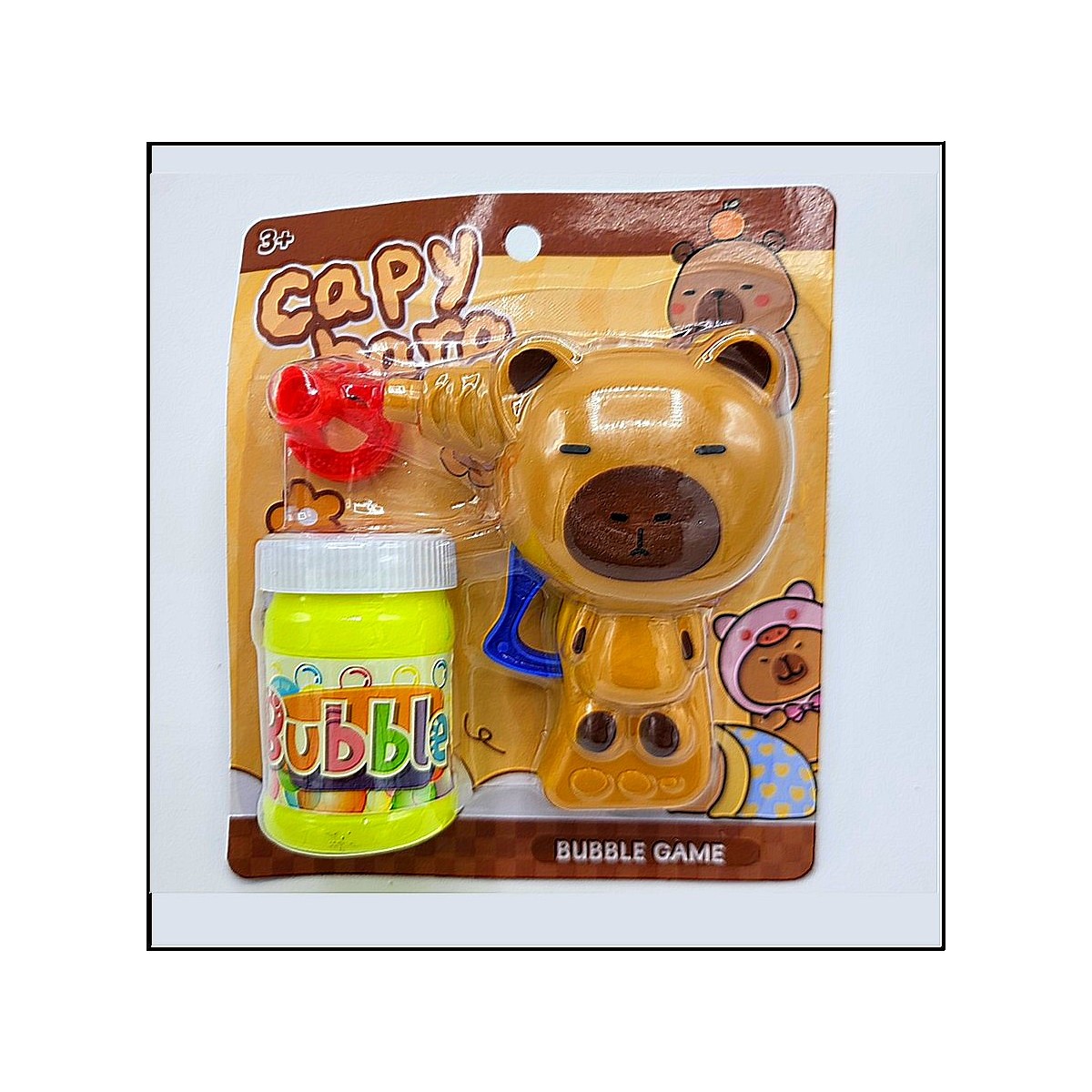 Capybara bubble gun
